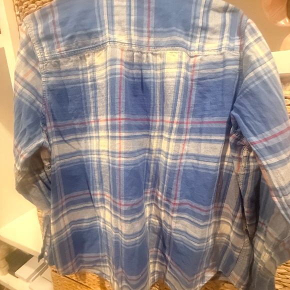 Universal Thread Blue and Red Plaid Shirt - Picture 4 of 6